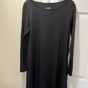 Wool& sz M long Rowena swing dress